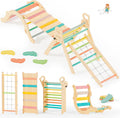 BlueWood 10-in-1 Pikler Triangle Set - Montessori Indoor Climber