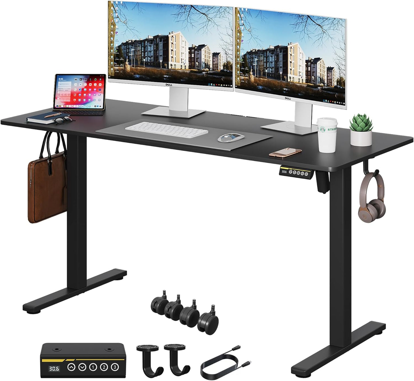 Electric Standing Desk Adjustable Height for Ergonomic Comfort
