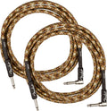 Fender 10-Foot Professional Instrument Cable, Desert Camo - 2 Pack