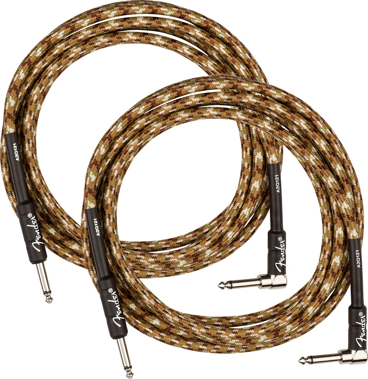 Fender 10-Foot Professional Instrument Cable, Desert Camo 2 Pack