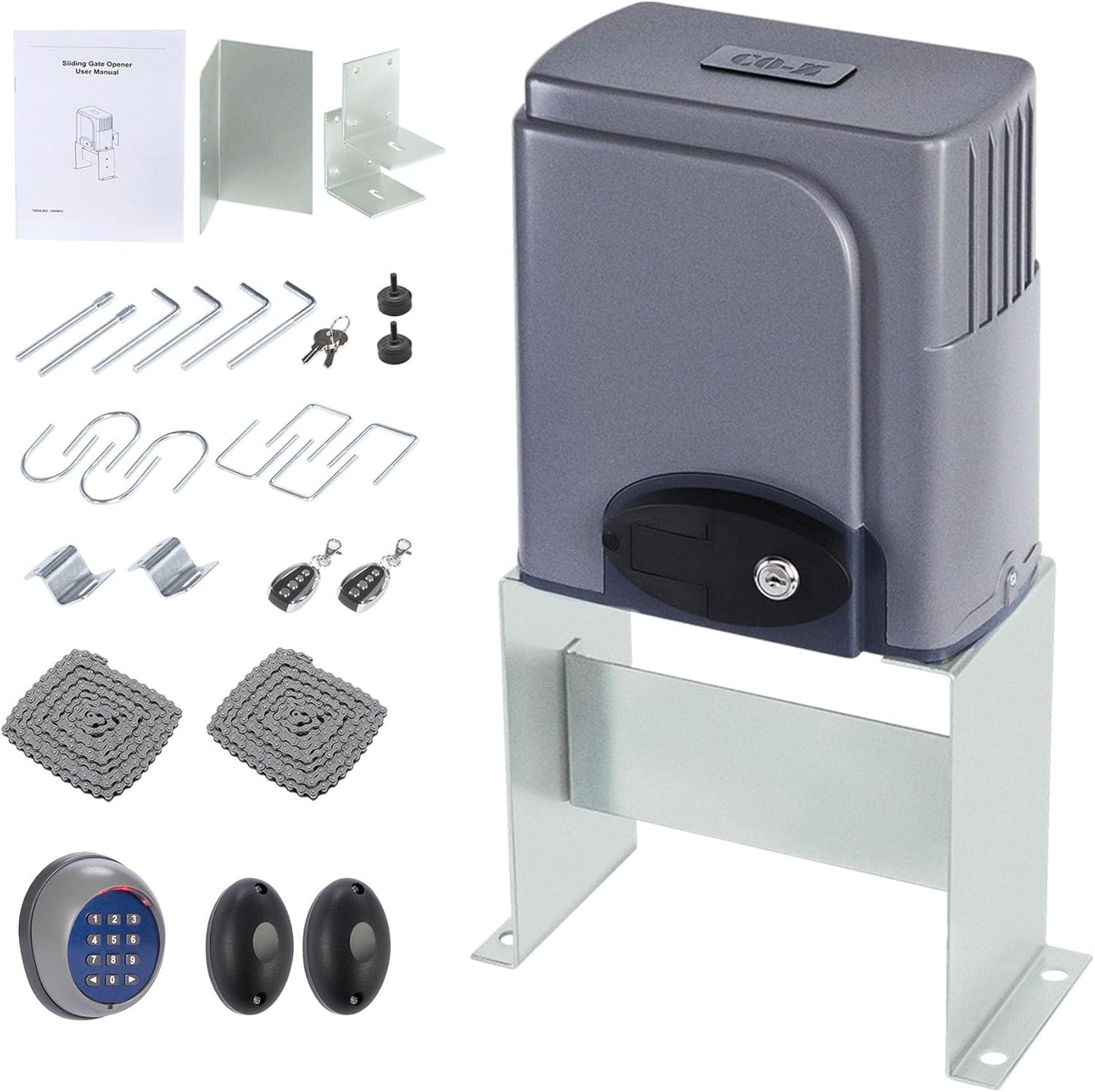 CO-Z Automatic Gate Opener for 1400lb Sliding Doors