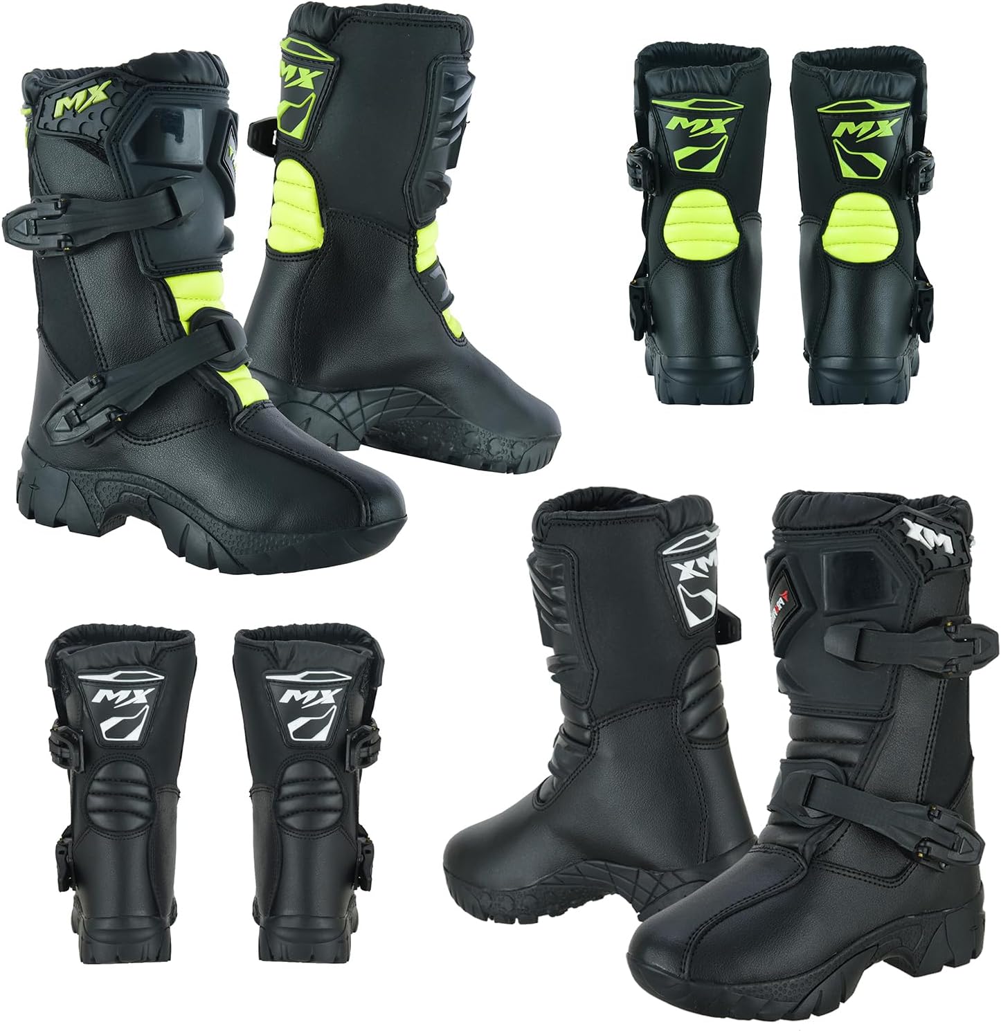 PROFIRST Motorcycle Kids Boots - Waterproof Motorbike Riding Shoes
