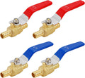 Lidertik 20 Pack 1/2 inch PEX-B Crimp Ball Valve Shut Off Valve