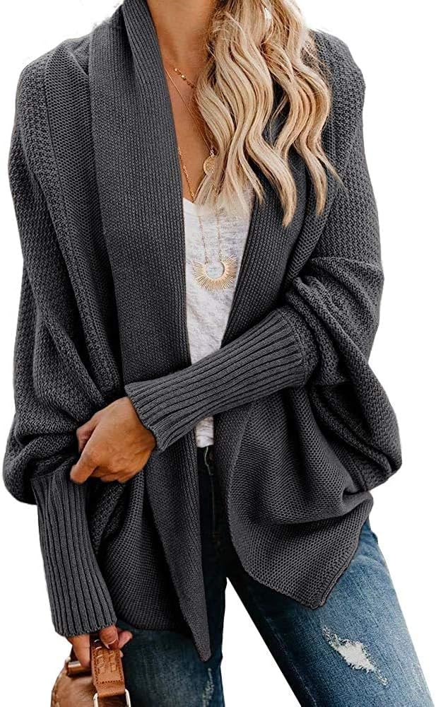Mafulus Women's Oversized Chunky Knit Cardigan for All Seasons