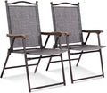 Giantex Set of 2 Folding Chairs for Outdoor and Indoor Use