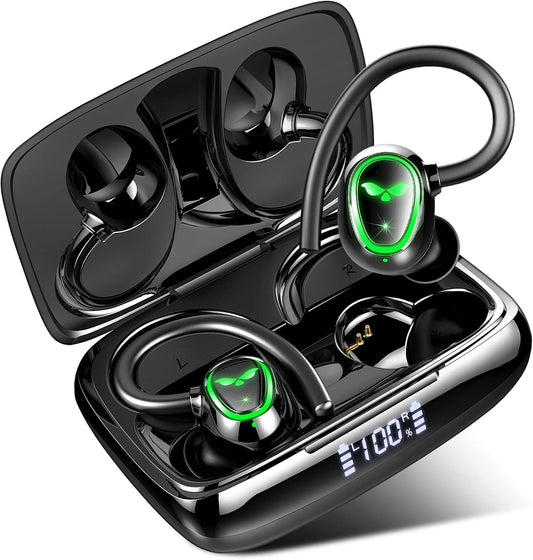 Ultimate Sport Earbuds: 48H Playback, Dual Mic, IP7 Waterproof