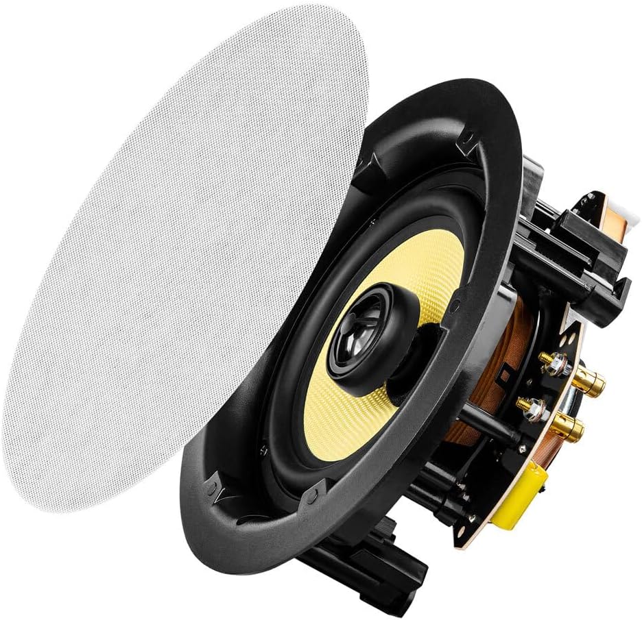 OSD Audio 6.5 in Ceiling Speaker Pair with Trimless Grille