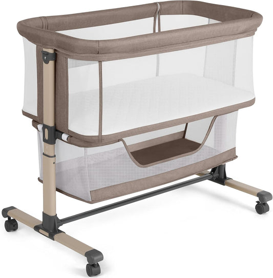 Cowiewie Bassinet Bedside Sleeper for Peaceful Nights