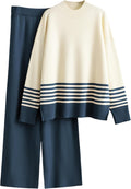 Tanming Women's Knitted Lounge Set 2 Piece - Cozy Everyday Wear