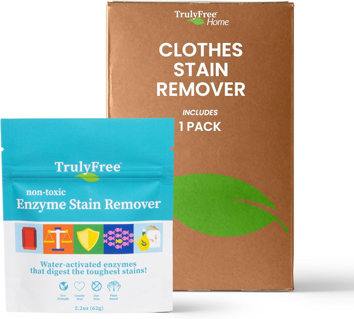 Stain-Busting Enzyme Powder - 50 Scoops of Pure Clean
