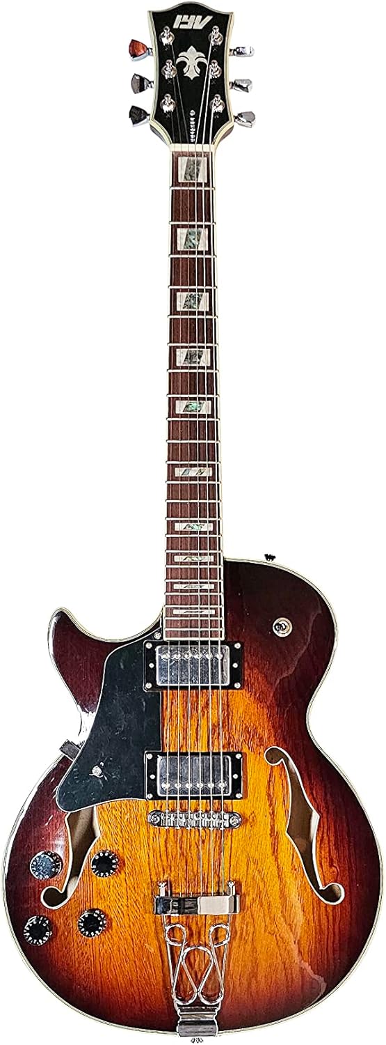 IYV Left-Handed Semi-Hollow Electric Guitar, 3TS
