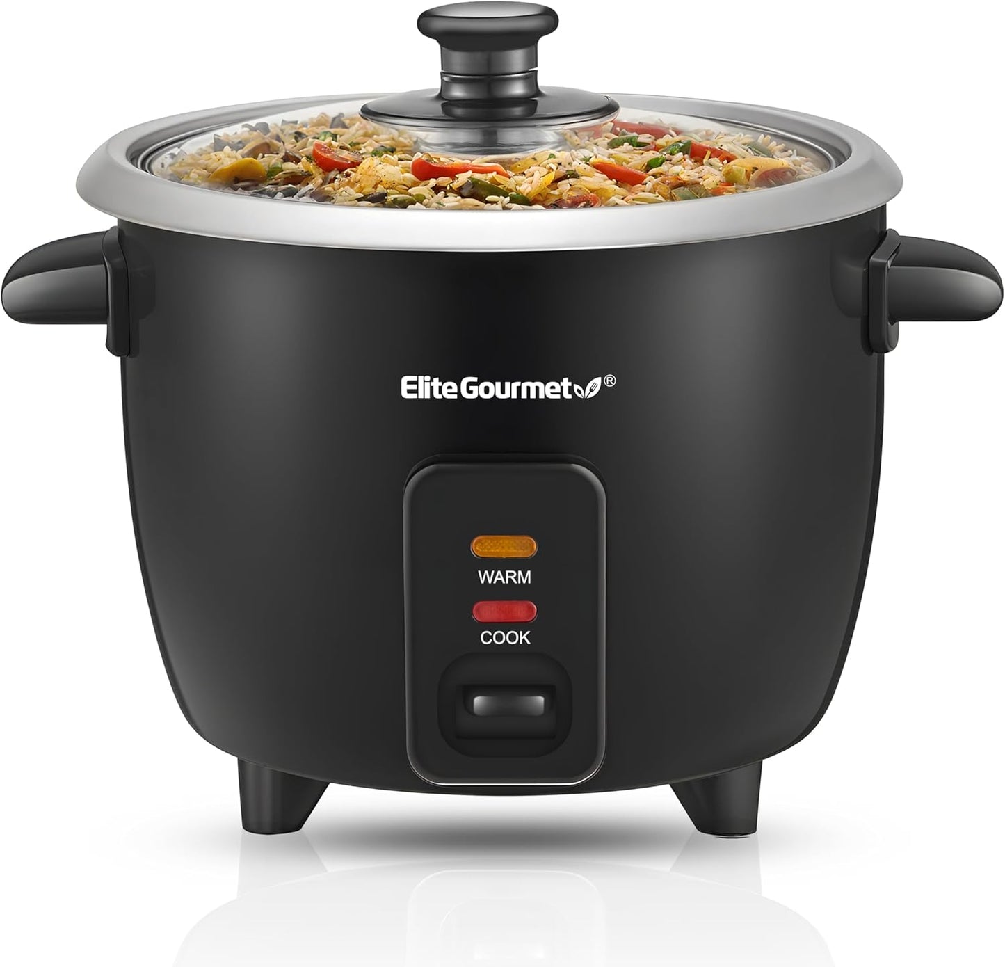 6-Cup Elite Gourmet Rice Cooker: Perfectly Cooked Meals Every Time