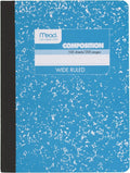 Mead Composition Notebook Wide Ruled 9-3/4in x 7-1/2in - Colorful