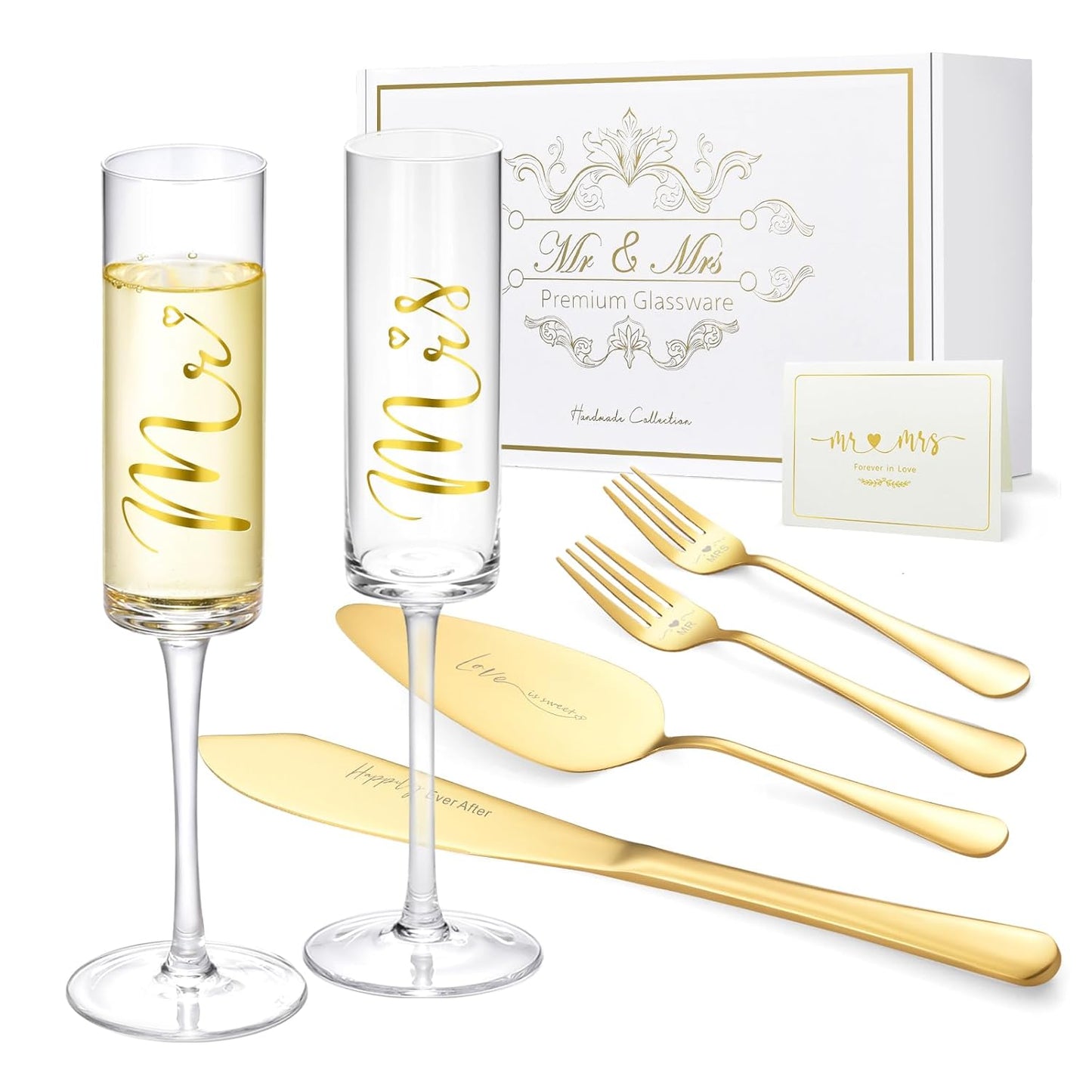 ROXBURGH Wedding Cake Knife and Server Set for Special Moments