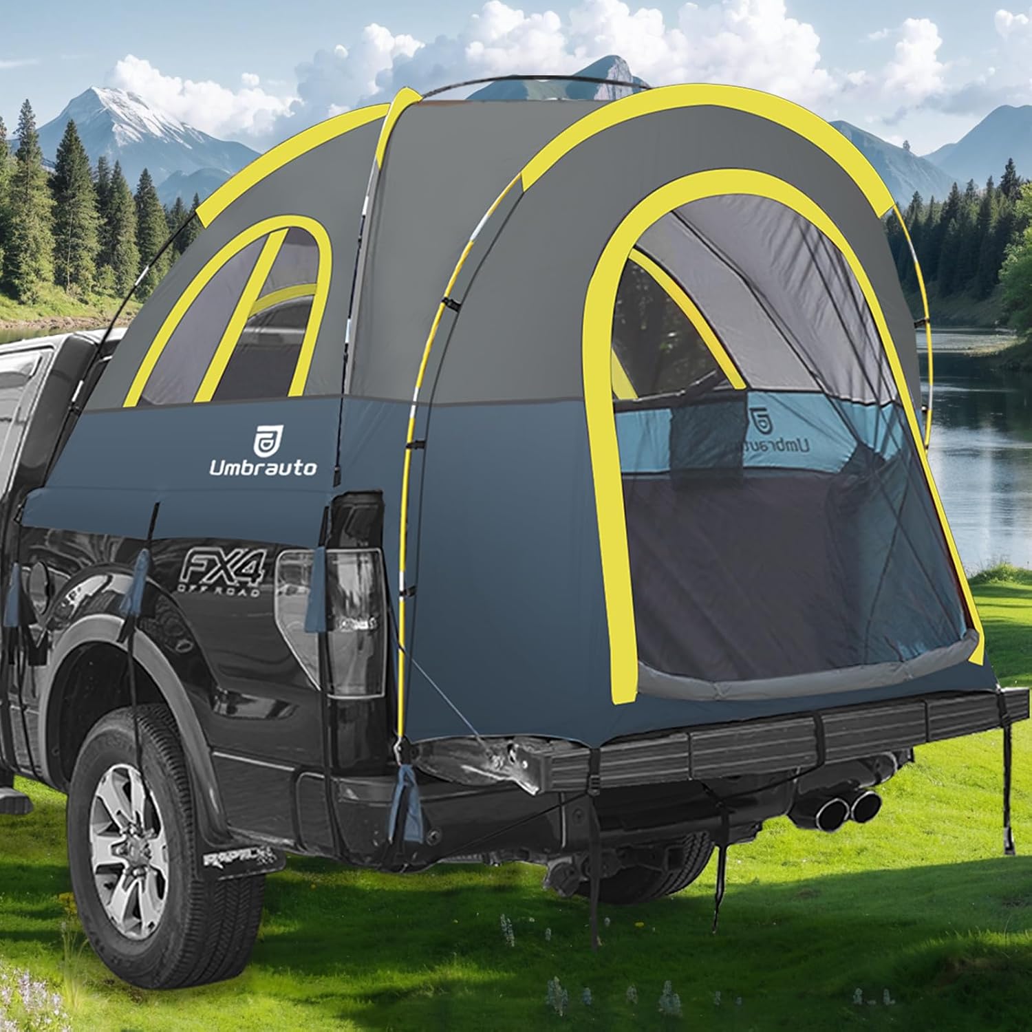 Truck Bed Tent 5.5-6ft: Easy Set Up for Camping Adventures