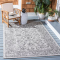 SAFAVIEH Courtyard Area Rug 5ft 3in x 7ft 7in - Durable Outdoor Style