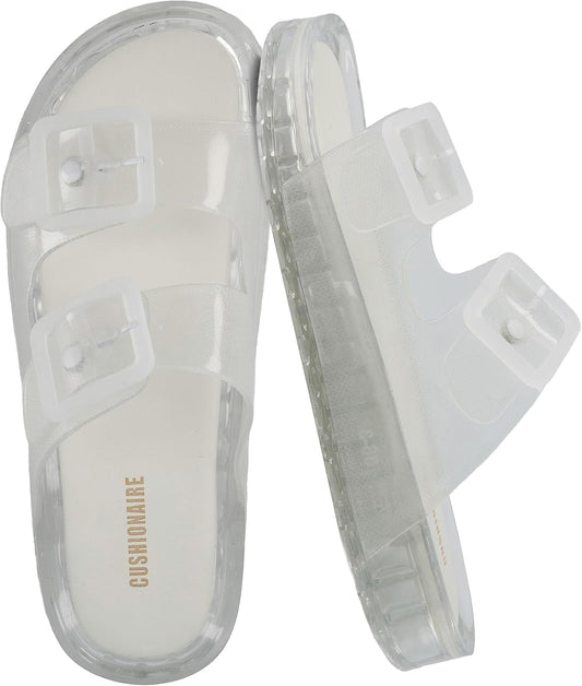 Waterproof Pool Slides for Women with Adjustable Buckles
