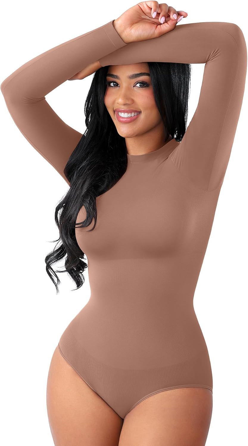 FeelinGirl Shapewear Bodysuit for Women with Tummy Control