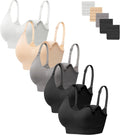 HBselect Women Maternity Nursing Bras 5 Pack - Soft Seamless Support