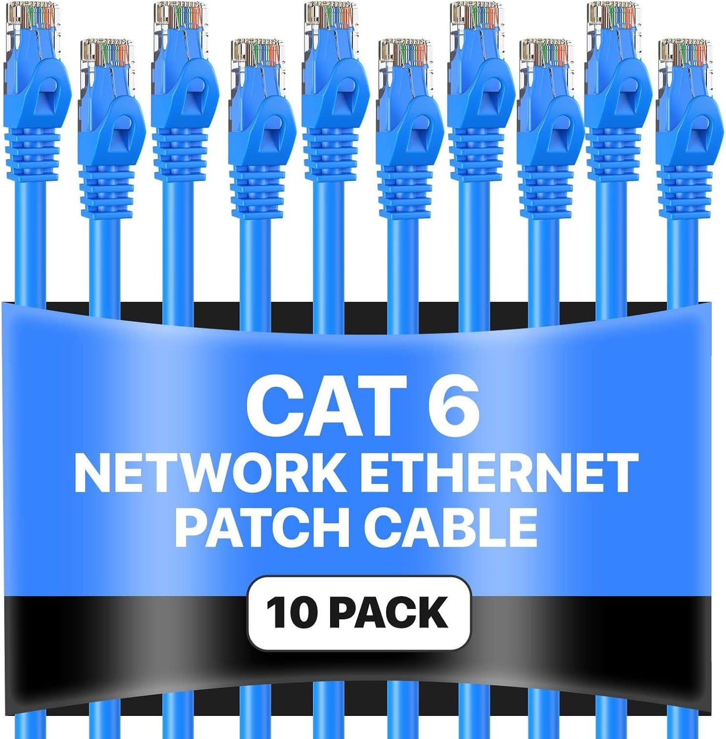 Cat6 200FT Network Ethernet Patch Cable for Fast Connectivity