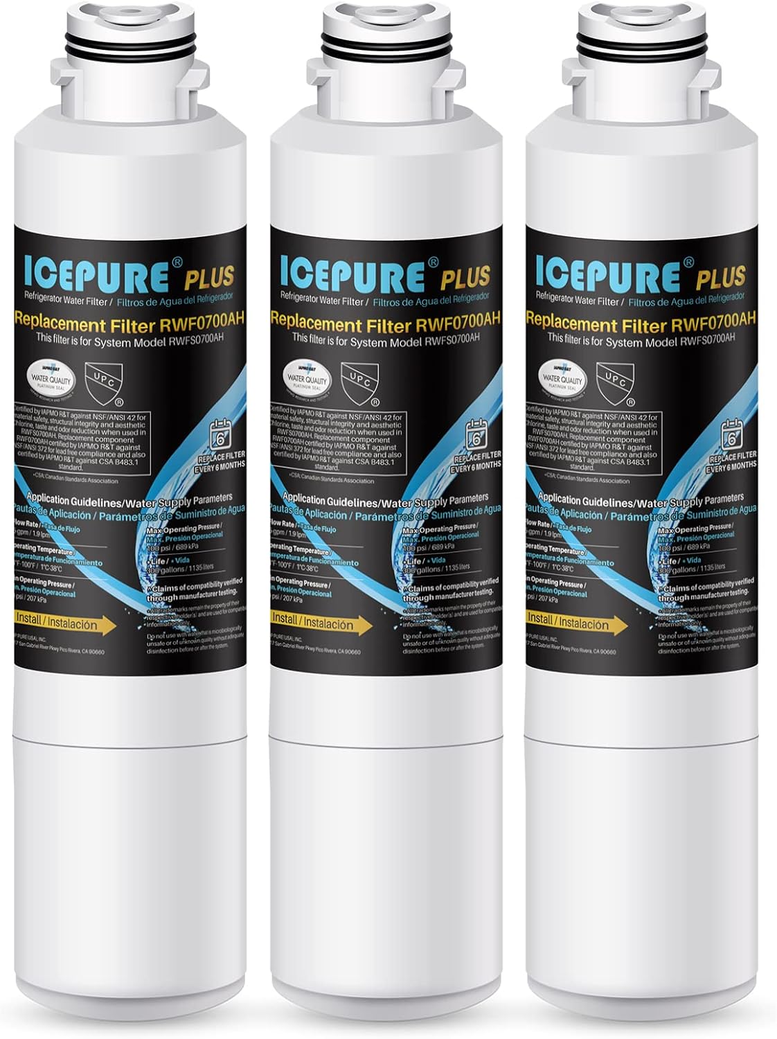ICEPURE DA29-00020B Water Filter for Samsung Refrigerators