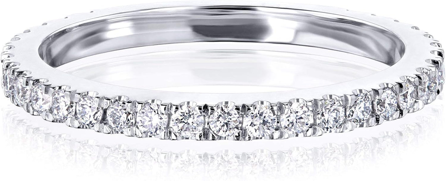 Kobelli Lab Grown Diamond Near Eternity Ring for Timeless Elegance