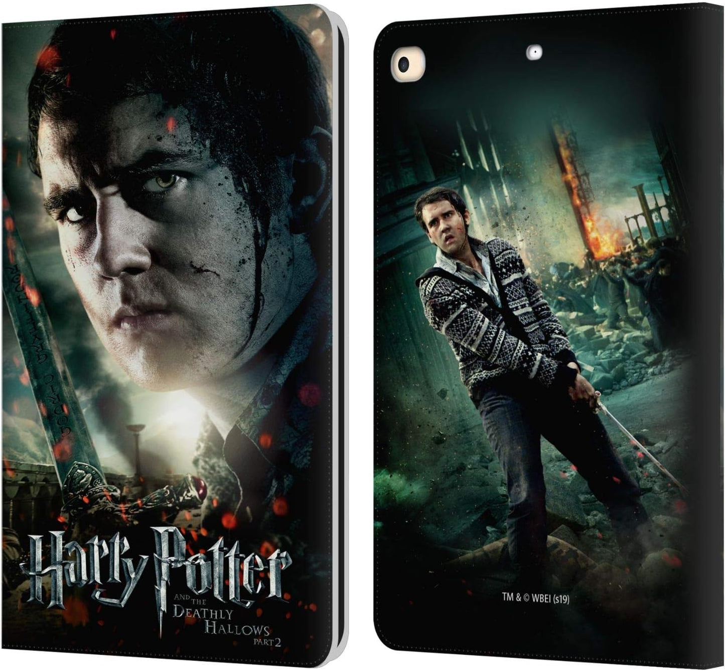 Harry Potter Neville Longbottom Leather Wallet Case for iPad