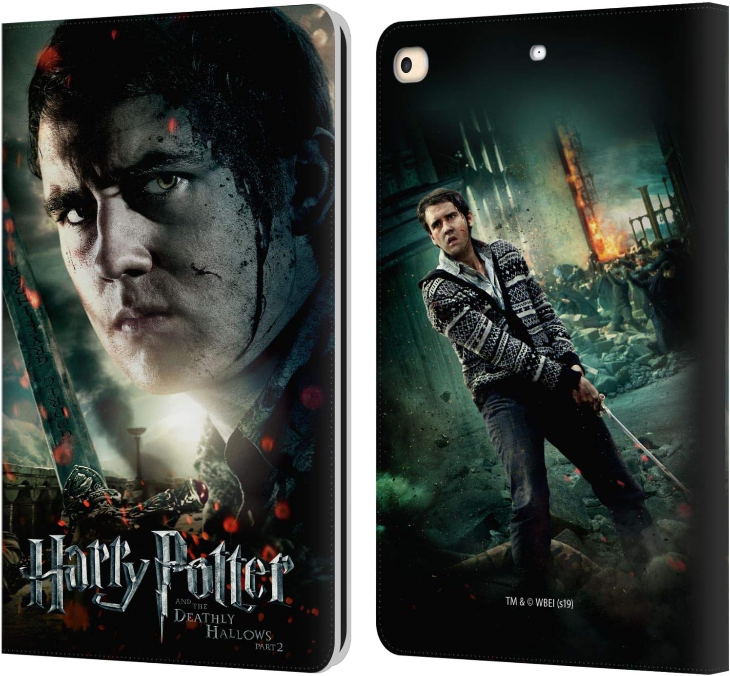 Harry Potter Neville Longbottom Leather Wallet Case for iPad