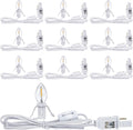 10 Packs 6ft Village Light Cord with 1W C7 LED Bulb - Village Blow