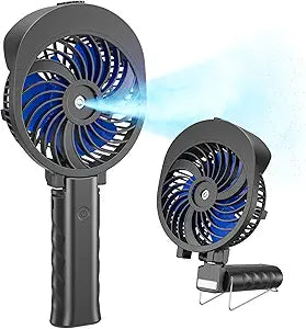 HandFan Portable Misting Fan: Rechargeable Personal Mister Fan
