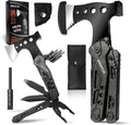 GIRIAITUS Camping Multitool 16-in-1 | Ultimate Survival Gear for Men | Axe, Hammer, Pliers, Saw