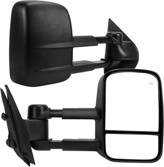 YITAMOTOR Towing Mirrors for 07-14 Chevy Silverado & GMC Sierra