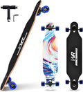 41in Natural Maple Freeride Longboard Skateboard - Smooth Cruiser