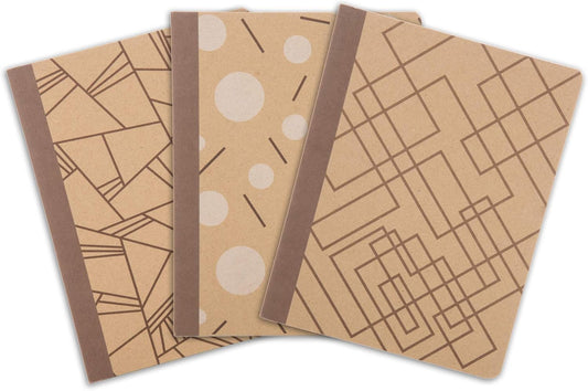 Mintra 100% Recycled Notebooks - Eco-Friendly Design Set
