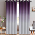Yakamok Ombre Blackout Curtains for Stylish Room Darkening