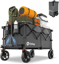 Collapsible Foldable Wagon with 330lbs Capacity - Extra Large Utility