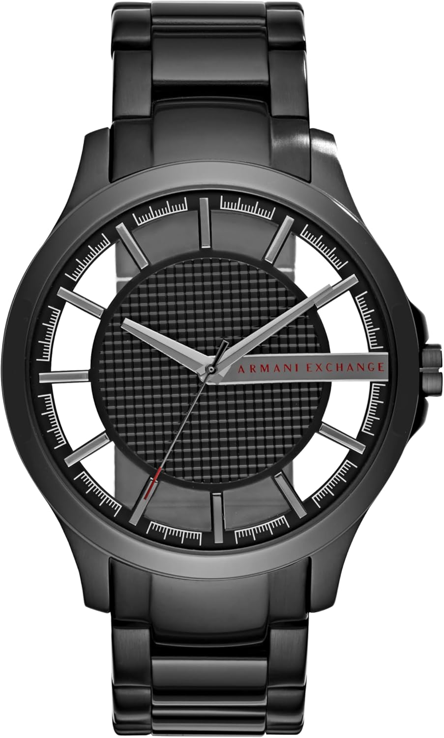 Timeless Sophistication: Armani Exchange Black Steel Watch AX2189