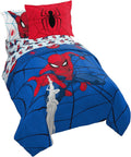 Marvel Spiderman Full Size 7 Piece Bed Set - Soft Reversible Comforter
