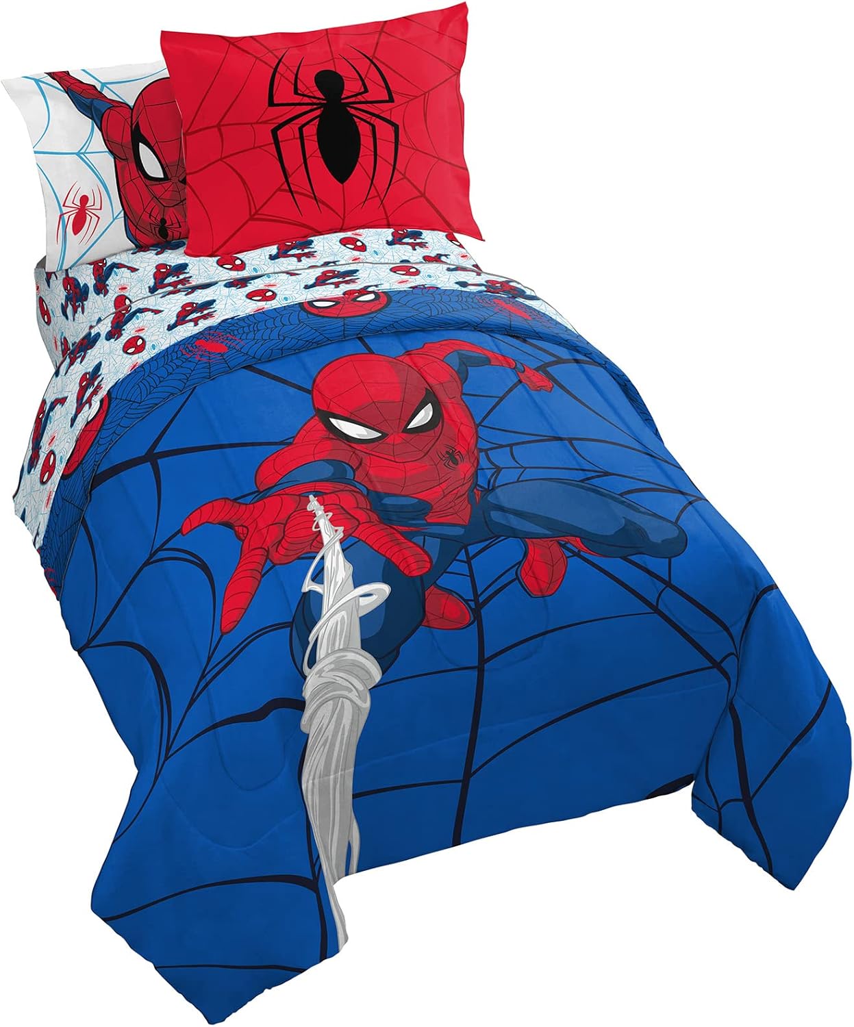 Marvel Spiderman Webtastic 7 Piece Full Size Bed Set Review