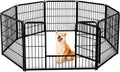 Portable Heavy Duty Dog Playpen - 8 Panel Yard Fence