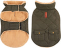 Warm Dog Coat Cold Weather Puffer Jacket - Ultra Plush Lining