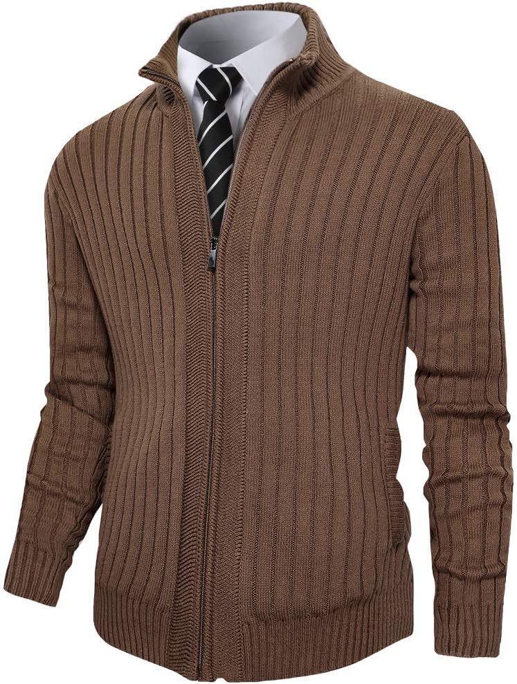 Pioneer Camp Men's Cardigan Sweater Full Zip with Pockets
