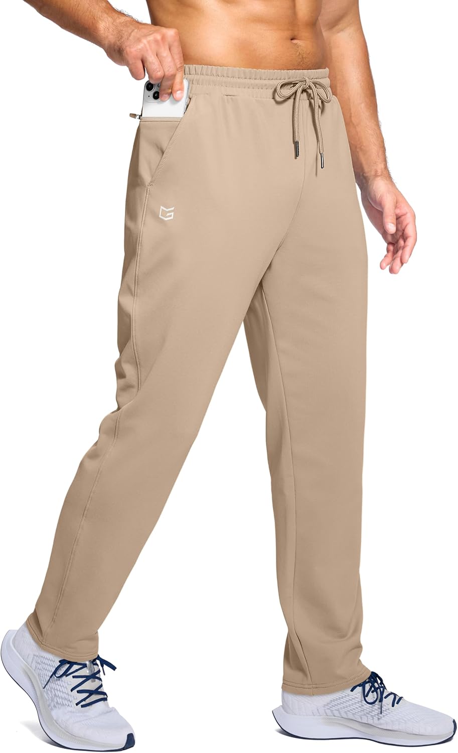 G Gradual Men's Fleece Lined Pants for Winter Workouts and More