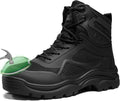 Steel Toe Boots for Men Work Boots - Lightweight Breathable Protection