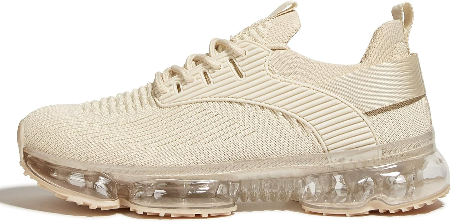 LUCKY STEP Women Air Cushion Sneakers for Comfort and Style