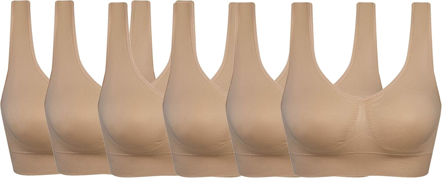 Women's Comfort Workout Sports Bra for Low-Impact Activities
