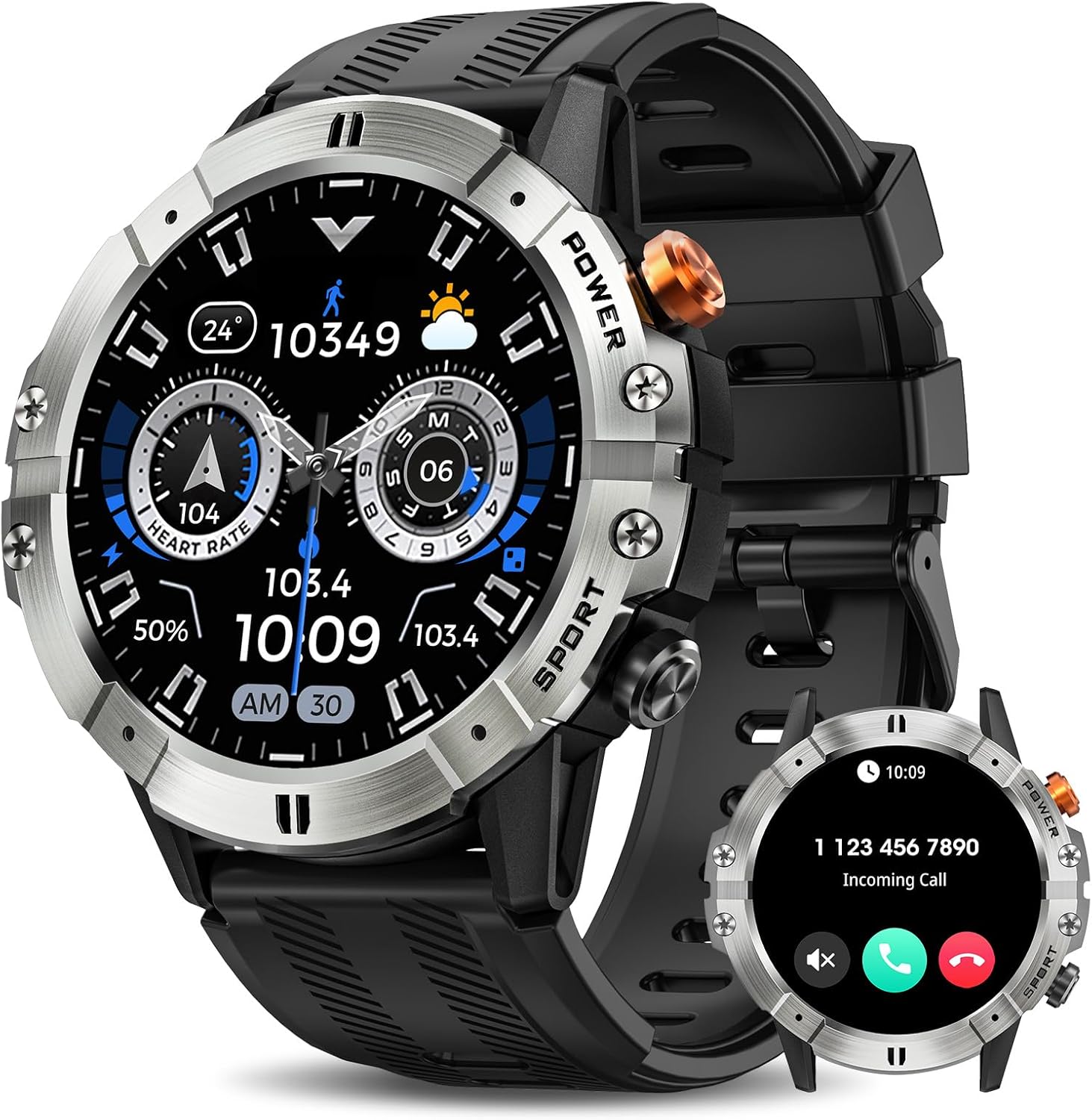 DEKELIFE Smart Watch: Military Grade Fitness Tracker