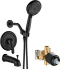 Aolemi Shower Faucet Set with Rain Shower Head and Tub Spout