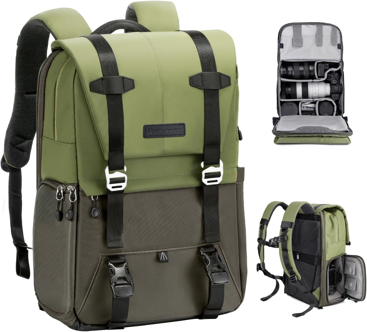 K&F Concept Camera Backpack for Photographers with Large Capacity