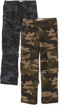 The Children's Place Boys' Pull on Cargo Pants - Comfortable Everyday